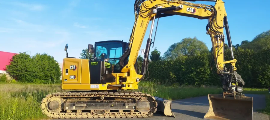 CAT 309 CR VAB ohne Rototilt – 10 t Kettenbagger mieten für Abbrucharbeiten in Leibnitz